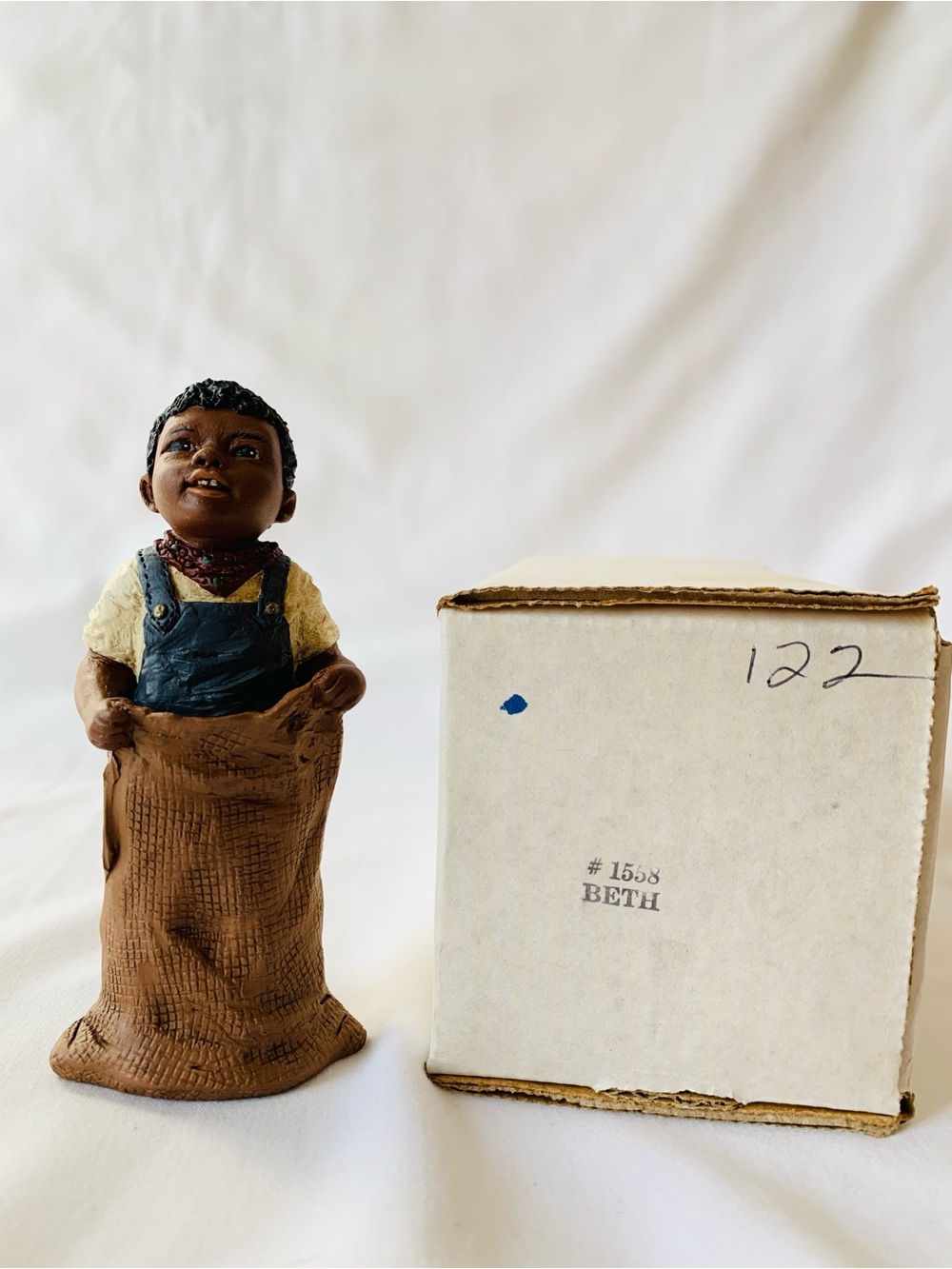 All God’s Children “Beth” Figurine #1558 Martha Holcombe Box/COA Ed. 118